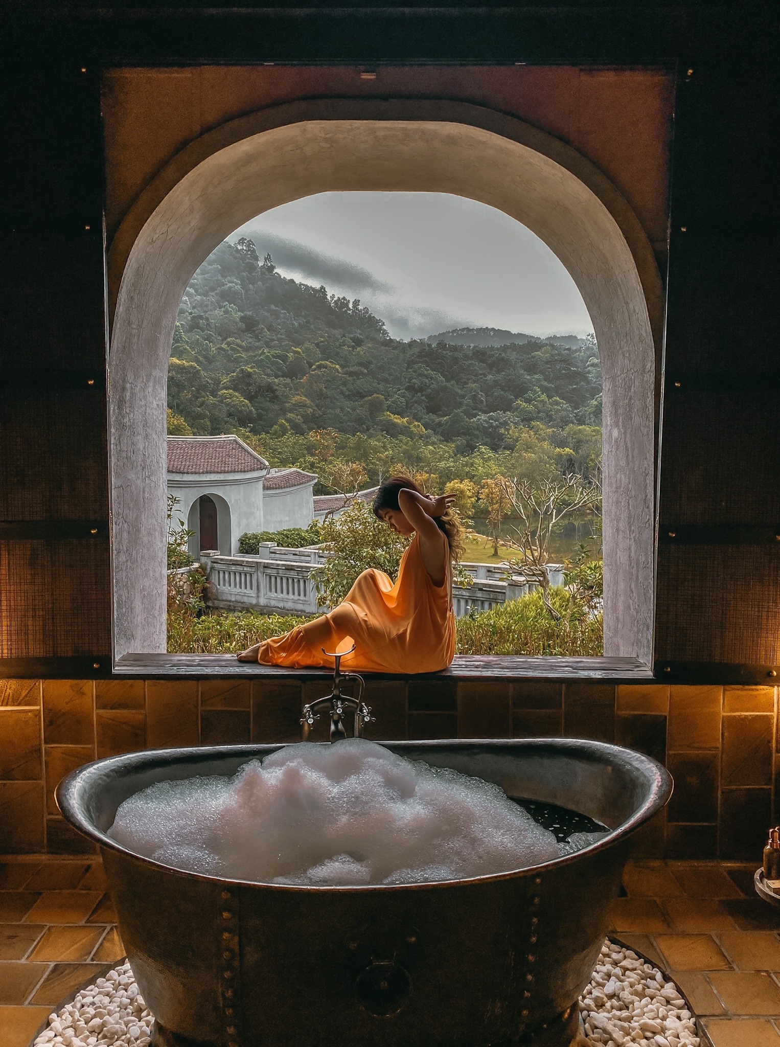 Into an Ancient Palace inspired by Tran Dynasty 13th century